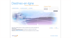 Desktop Screenshot of destineo-en-ligne.com