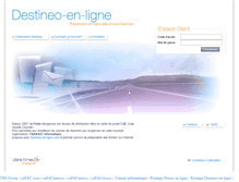 Tablet Screenshot of destineo-en-ligne.com